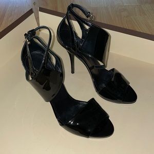 Gucci Black Strap Heels